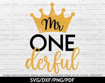 Download Mr Onederful Svg Etsy