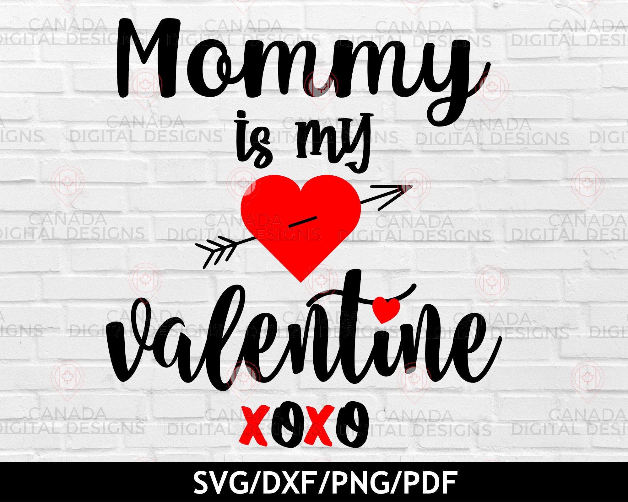 Mommy is My Valentine SVG | Cute Boy Valentine SVG | Child Valentines ...