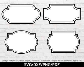 lot de svg cadre vintage, bordure décorative svg, svg cadres étiquette, étiquette cadeau svg, clipart cadre, fichier svg Cricut, svg Silhouette