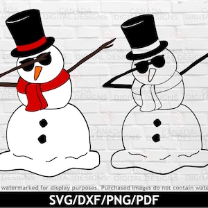 Dabbing Snowman Svg, Funny Winter Svg, Kids Christmas Shirt Svg, Frosty ...