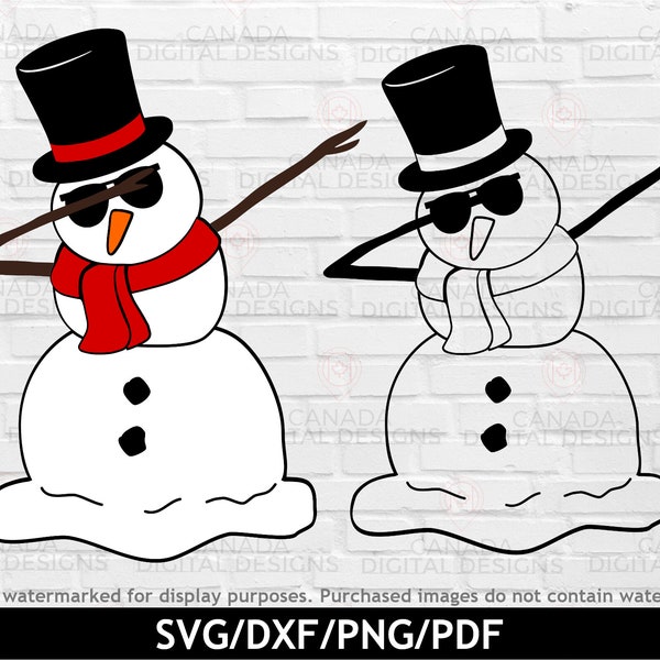 Dabbing snowman svg, Funny winter svg, Kids Christmas shirt svg, Frosty the snowman svg, Snowman cut file, Snowy winter svg, Cricut svg file