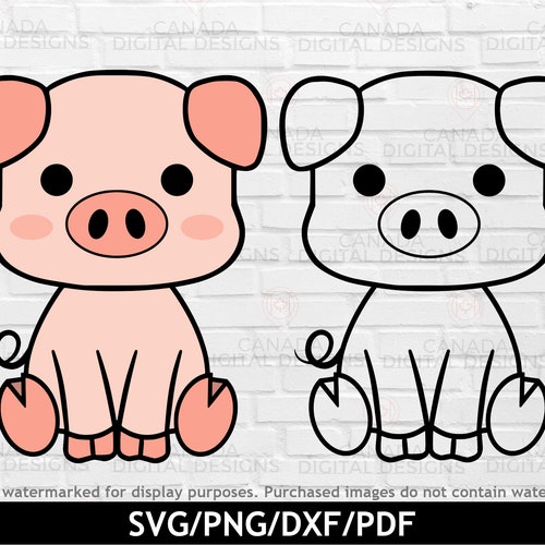 Cute Pig Svg Farm Animal Svg Cartoon Pig Clipart Baby Pig - Etsy Cute Pig Svg Farm Animal Svg Cartoon Pig Clipart Baby Pig - Etsy