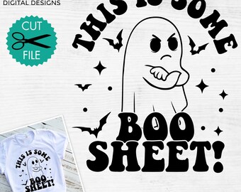 This is some boo sheet svg, Funny ghost svg, Funny halloween svg, Halloween ghost svg, Retro Halloween shirt svg, svg png dxf pdf