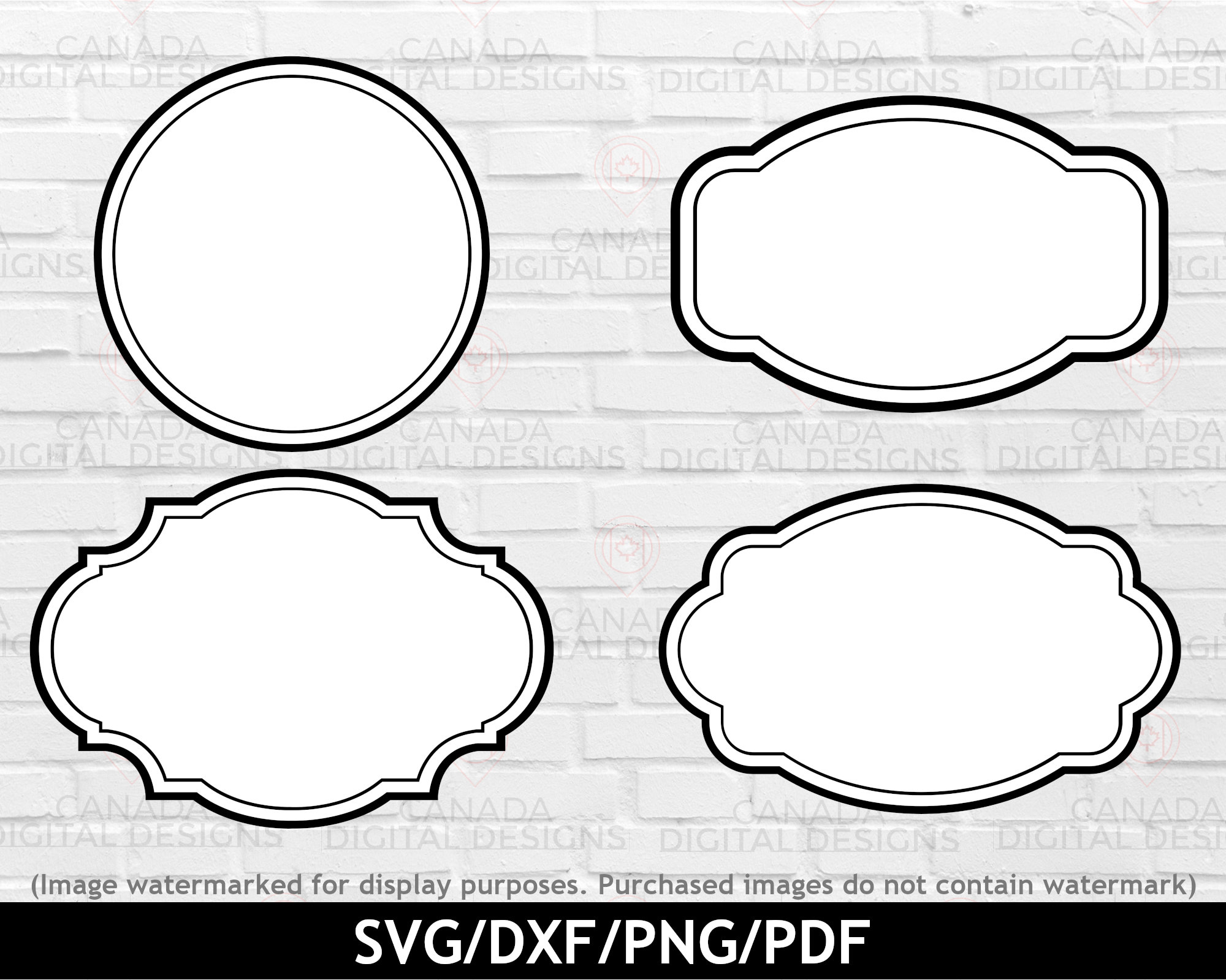 Vintage Frame Svg Bundle Decorative Border Svg Label Frames Etsy