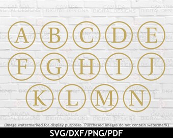 Monogram svg alphabet, Acrylic keychain svg, Frame monogram svg, Keyring svg, Keychain svg bundle, Circle frame svg, Cricut svg file