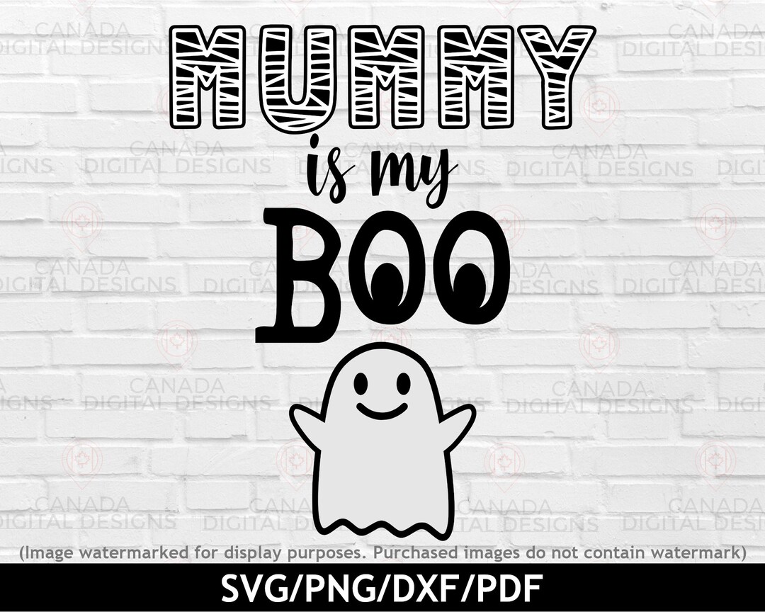 Mummy Boo Mommy is My Boo Svg, Mummy is My Boo Png, Baby Halloween Svg, Funny ...