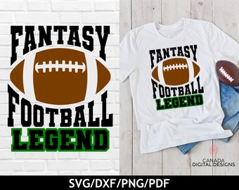 ファンタジー フットボール レジェンド svg、ファンタジー フットボール シャツ デザイン、フットボール ドラフト svg、スポーツ ファンへのギフト、ファンタジー フットボール シーズン svg