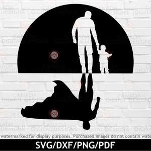 Held Papa svg, Silhouette Super Dad svg, Vatertag Shirt Design, Super Dad png, Cricut svg Dateien, Held geschnitten Datei, Sublimation png