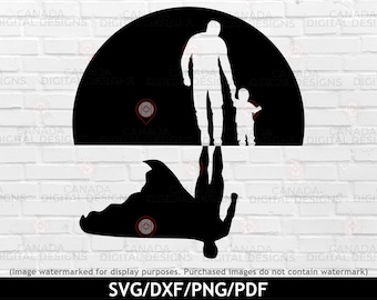 Hero dad svg, Silhouette super dad svg, Fathers day shirt design, Super dad png, Cricut svg files, Hero cut file, Sublimation png