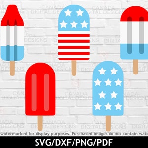4 juillet svg, svg patriotique, png popsicle patriotique, bombe pop svg, clipart pop fusée, bundle svg été, fichier svg Cricut, svg Silhouette