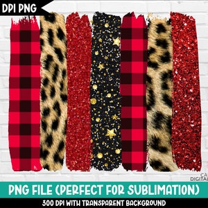 Christmas brush strokes png, Christmas sublimation design, Buffalo plaid Christmas png, Brush stroke background, Tumbler sublimation