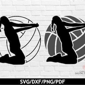 Volley-ball bosse svg, svg de volley-ball féminin, volley-ball contour svg, volley-ball maman svg, conception de chemise de volley-ball, volley-ball vie svg