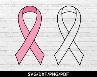 Breast cancer svg, Breast cancer ribbon svg, Fight cancer svg, Pink ribbon svg, Cancer shirt svg, Cricut svg file ,Silhouette svg