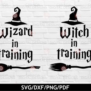 Wizard in Training SVG-| Grappig Baby Shirt SVG | Magic SVG | Heks Svg | Bezemsteel Heksenhoed Clipart | Kid Shirt Svg | Baby Tovenaar Svg