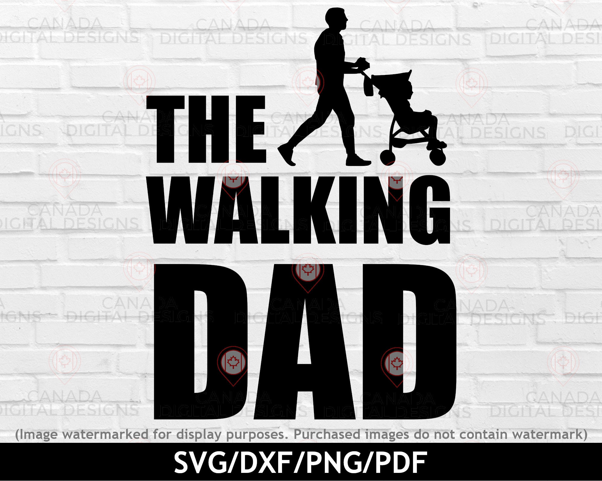 The Walking Dad Svg Funny Father's Day Svg Dad Life Svg Etsy UK