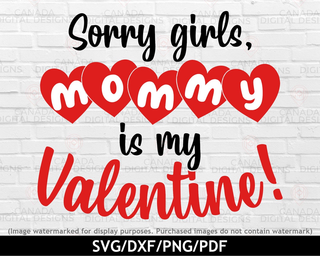 Mommy is My Valentine Svg, Boys Valentine Png, Valentines Day Svg ...