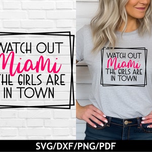 Miami Mädchen Reise svg, Mädchenreise 2024 svg, Mädchenwochenende 2024 svg, Besties Reise svg, Miami Florida svg, Road trip svg, Sublimationsdatei
