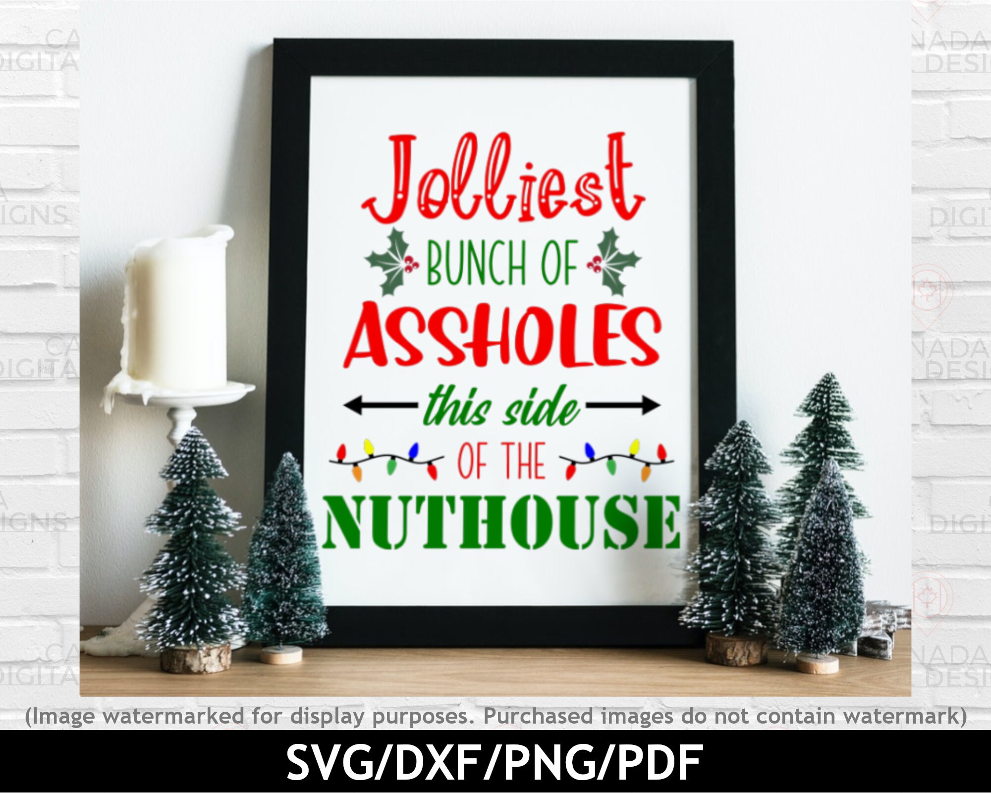 Jolliest Bunch Svg, Christmas Vacation Png, Funny Christmas Quote Svg ...