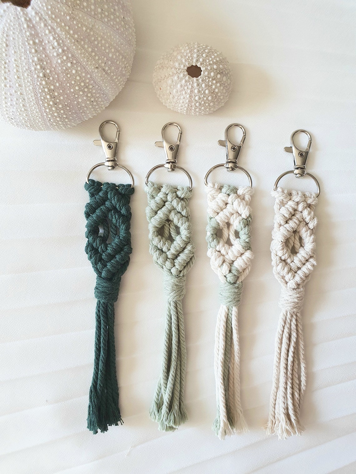 Macramé keyring Etsy
