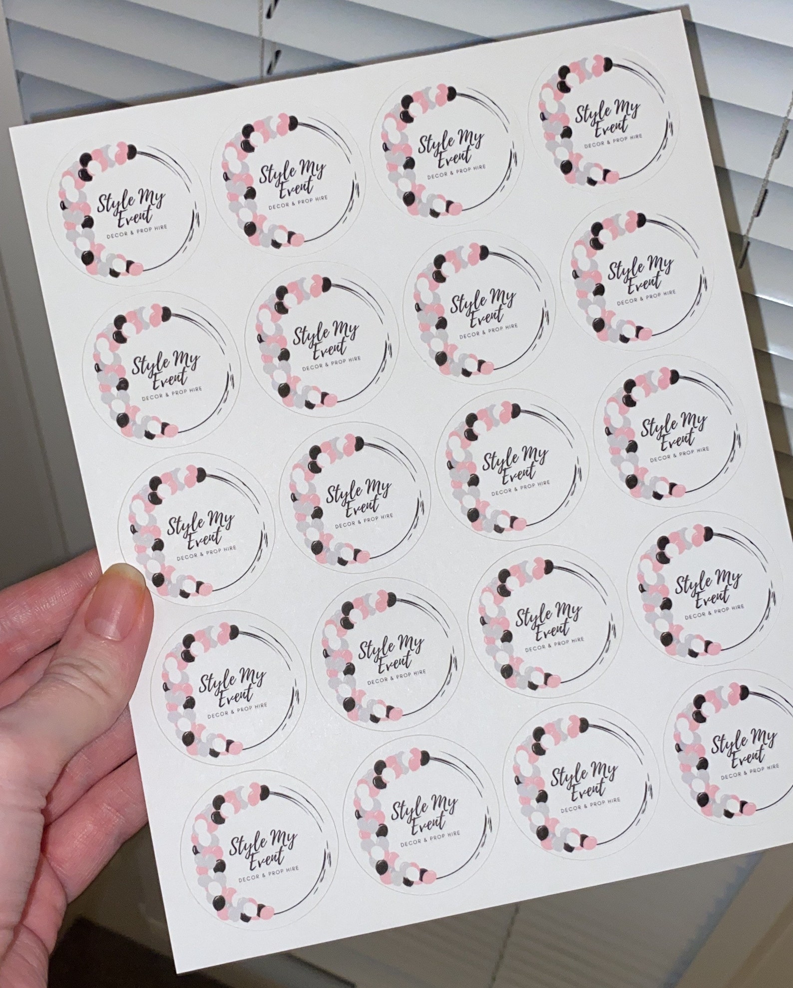 Personalised Business Stationary Stickers Packaging Labels Etsy