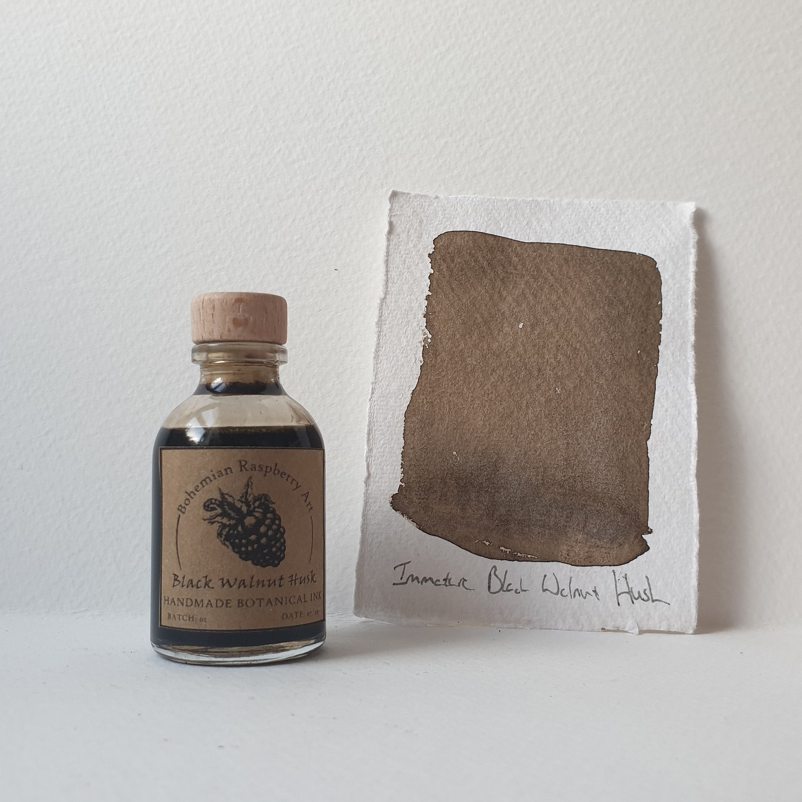 Early Season Black Walnut Ink Collection Handcrafted Botanical Etsy