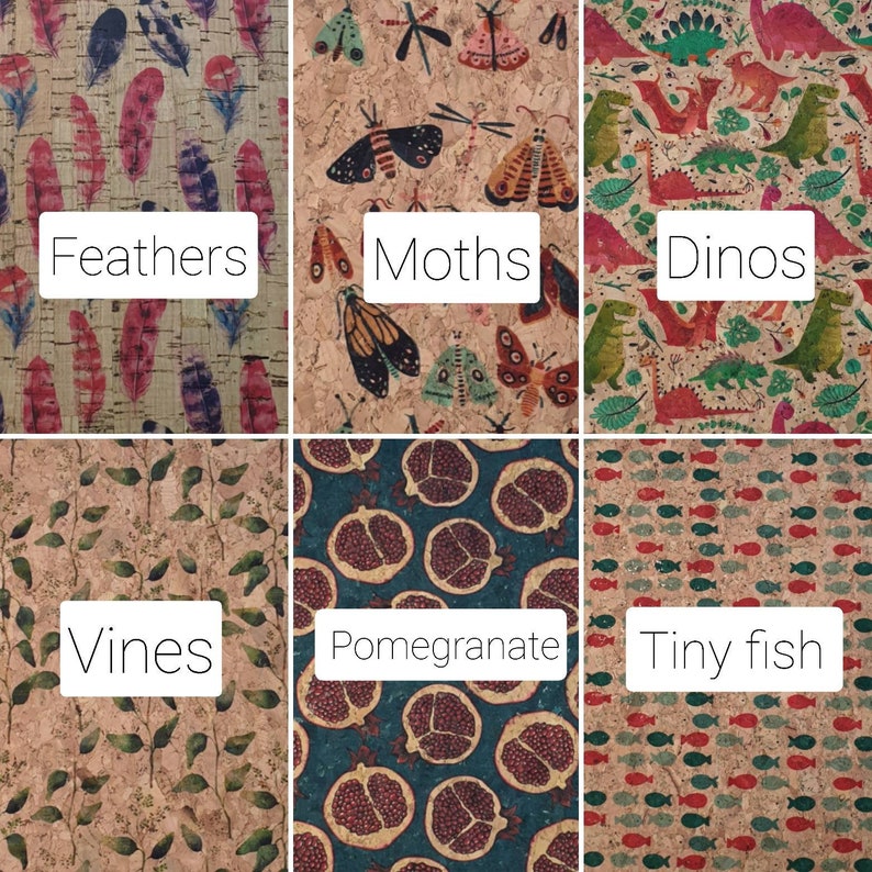 A6 Landscape Vegan Cork Leather Custom Sketchbook Sustainable Etsy UK