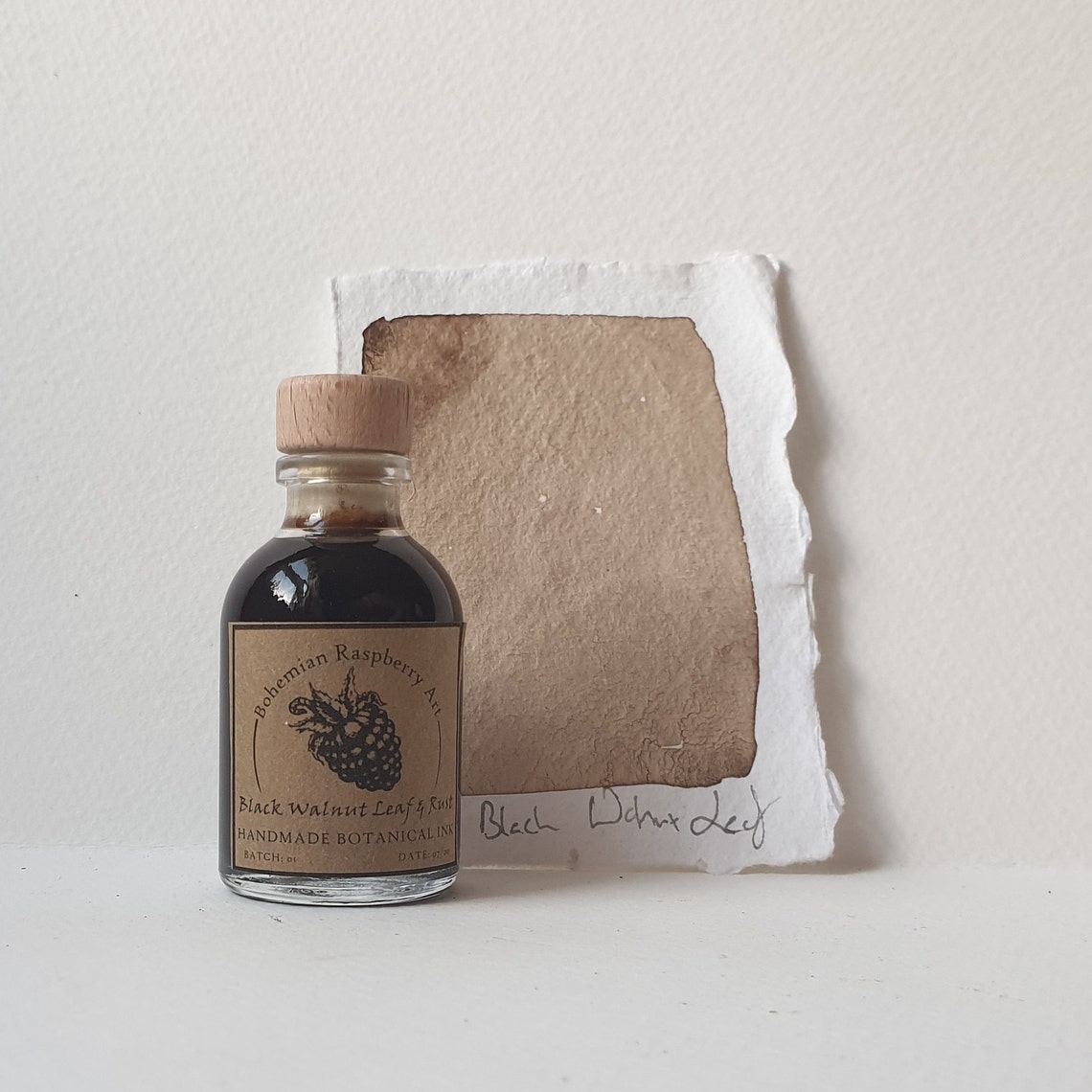 Early Season Black Walnut Ink Collection Handcrafted Botanical Etsy