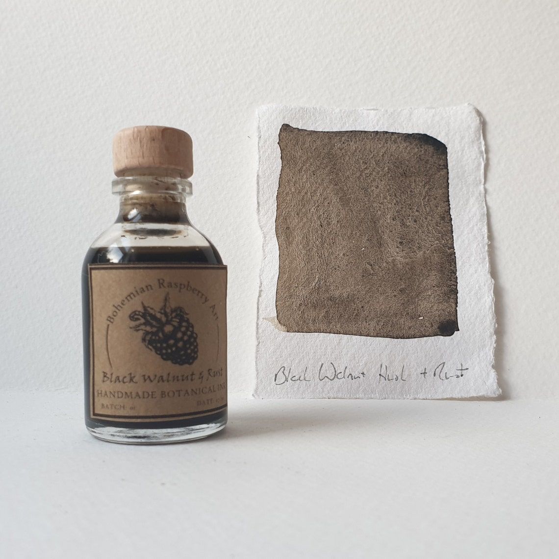 Early Season Black Walnut Ink Collection Handcrafted Botanical Etsy