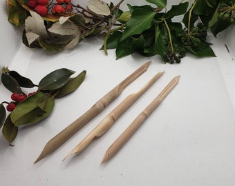 Bamboo reed dip pens for use with botanical inks - sketching, drawing,  calligraphy