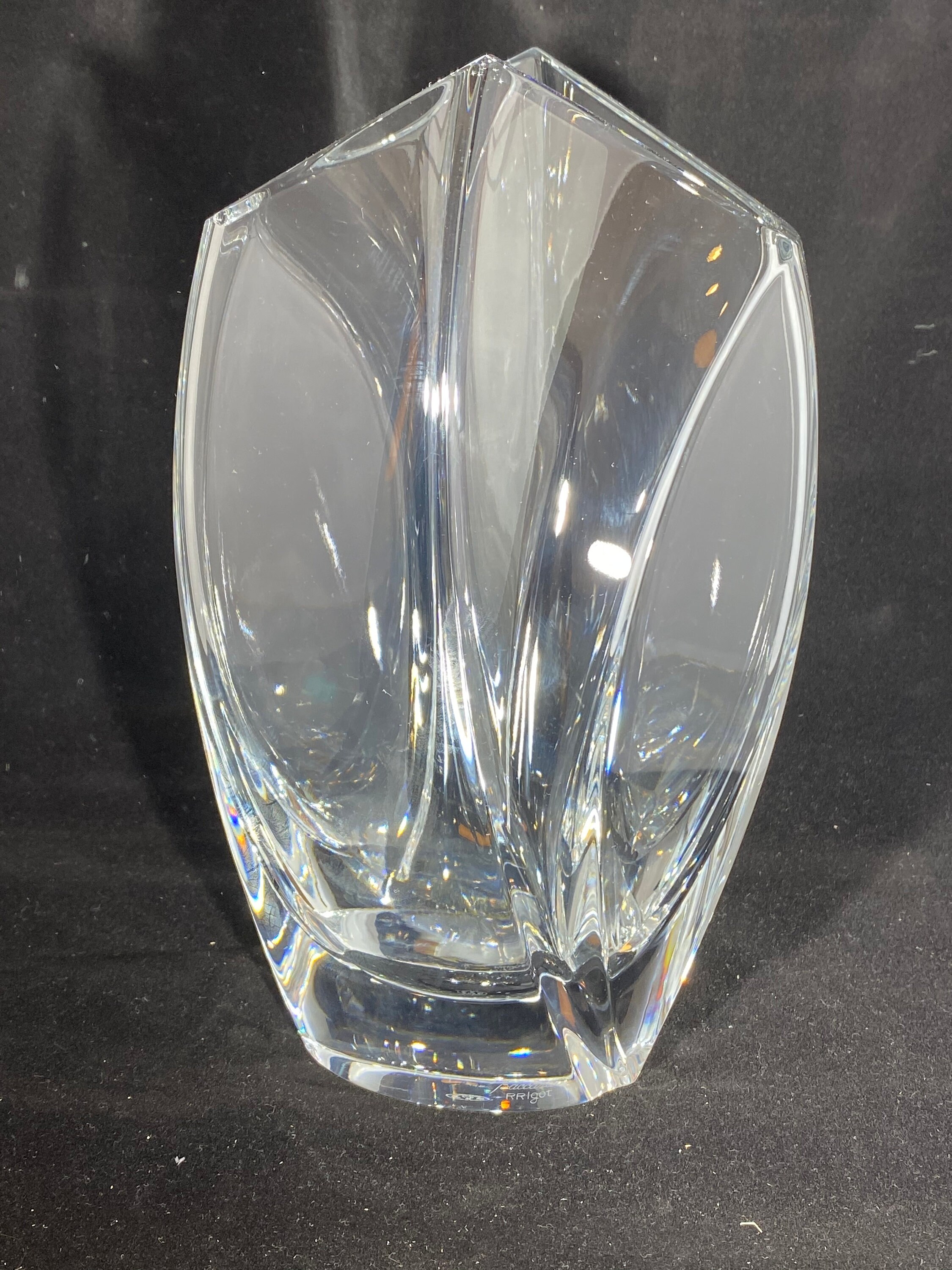 Baccarat バカラ　花瓶　RRIGOT ジベルニー Baccarat | Vintage 