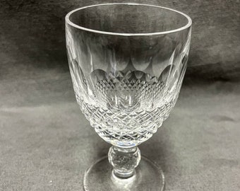 VINTAGE Waterford "Colleen" Short Stem Cordial Glass, Liqueur, Signed Crystal, Master Cut