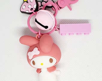 Sanrio Hello Kitty 3D figure keyring – Grumpy Bunny