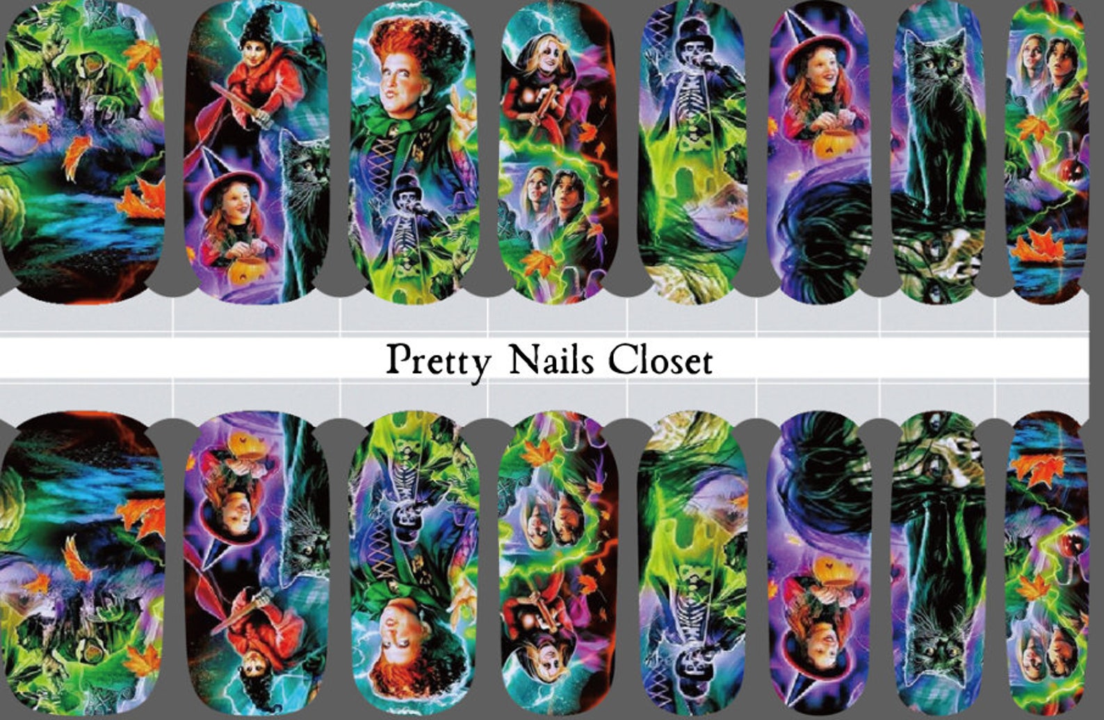 I Put a Spell on You Nail Wraps 100 Nail Polish Strips L Etsy