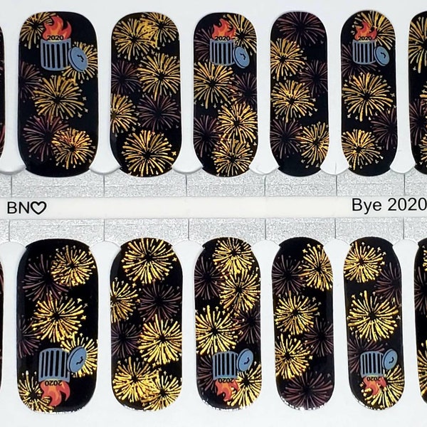 Nail wraps, christmas nail Polish strips, nail Stickers, Christmas nails Christmas story nails new year nails bye 2020Nail Mail