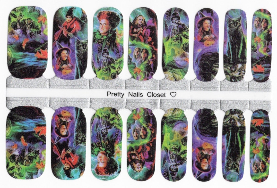 I Put a Spell on You Nail Wraps 100 Nail Polish Strips L Etsy