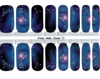 Constellations (Glow in the dark) Custom Nail Polish Strips