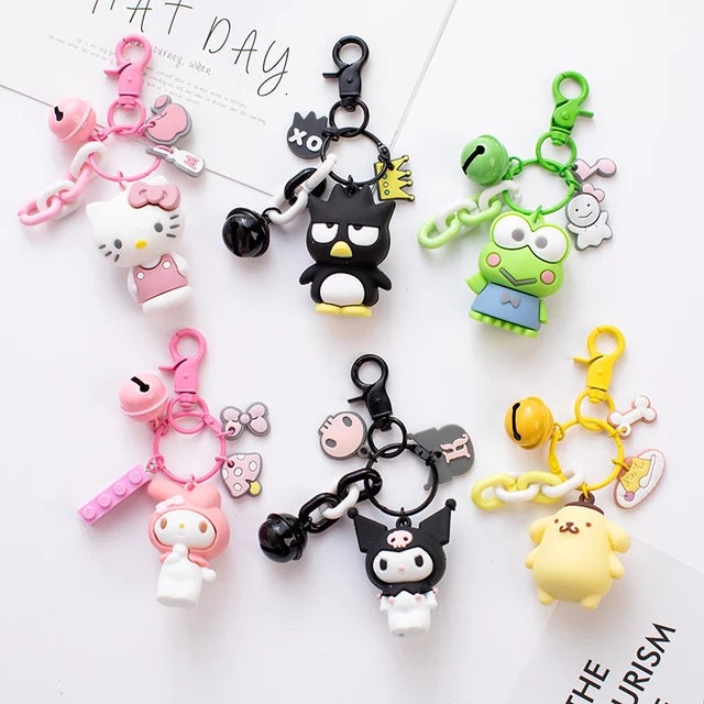 3D Cartoon Keychain Sanrio Characters Hello Kitty Kuromi My Etsy Australia