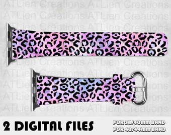 Apple Watch Digital File - Iridescent Leopard