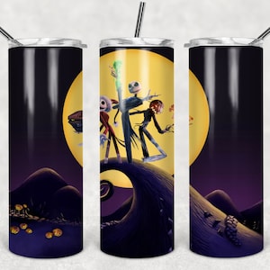 20 oz Skinny &quot;Straight&quot; Tumbler Design - Nightmare Jack