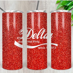 20 oz Skinny &quot;Straight&quot; Tumbler Design - Delta Real Thing