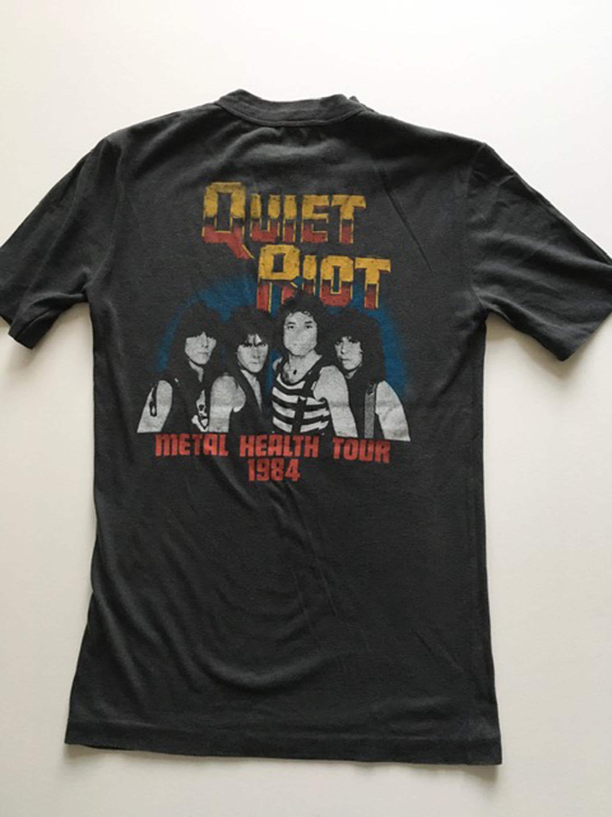 Quiet Riot Original Vintage 1984 Tour Tee Medium - Etsy