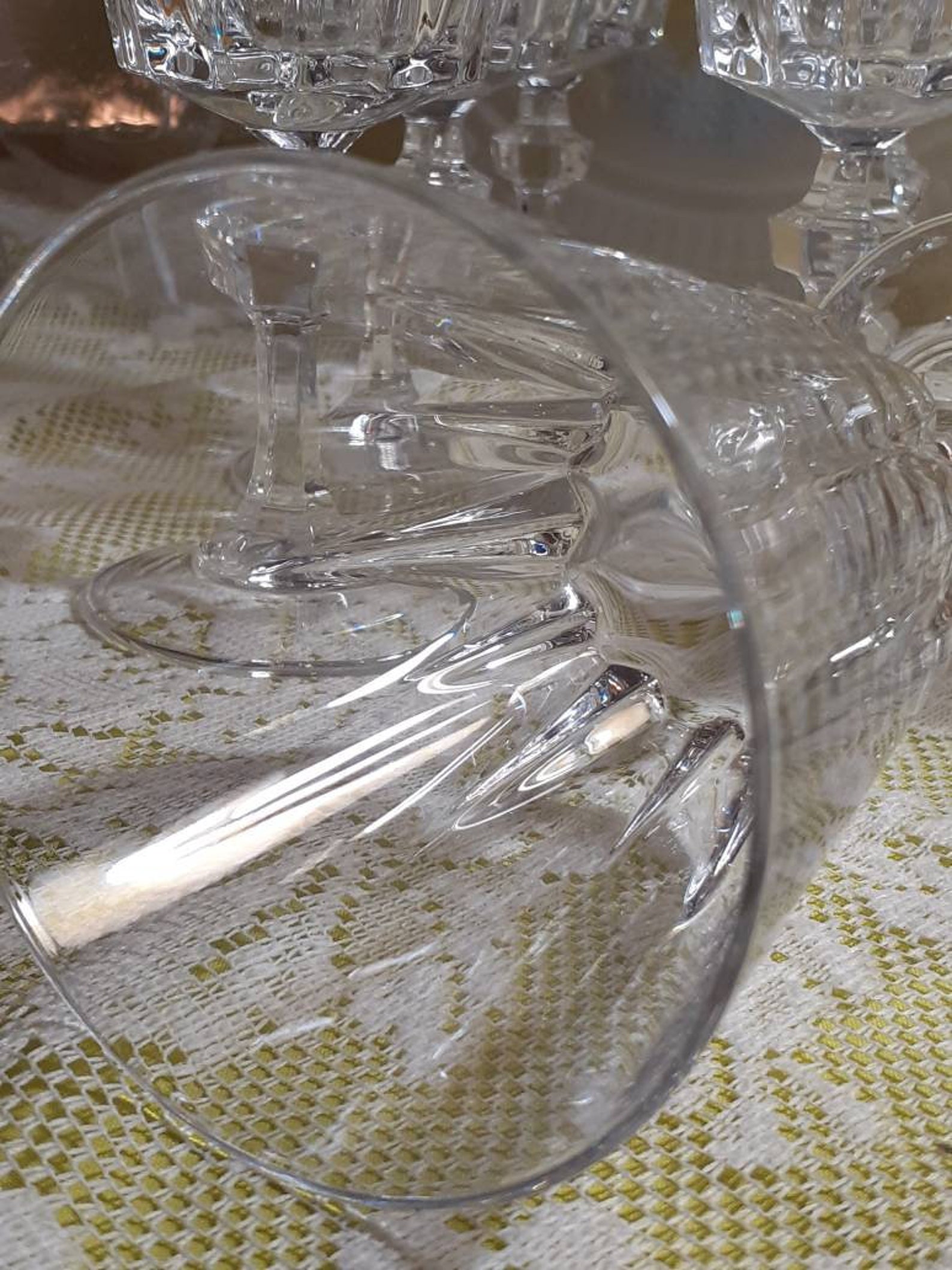 Vintage Crystal Stemware by Princess House Esprit Etsy
