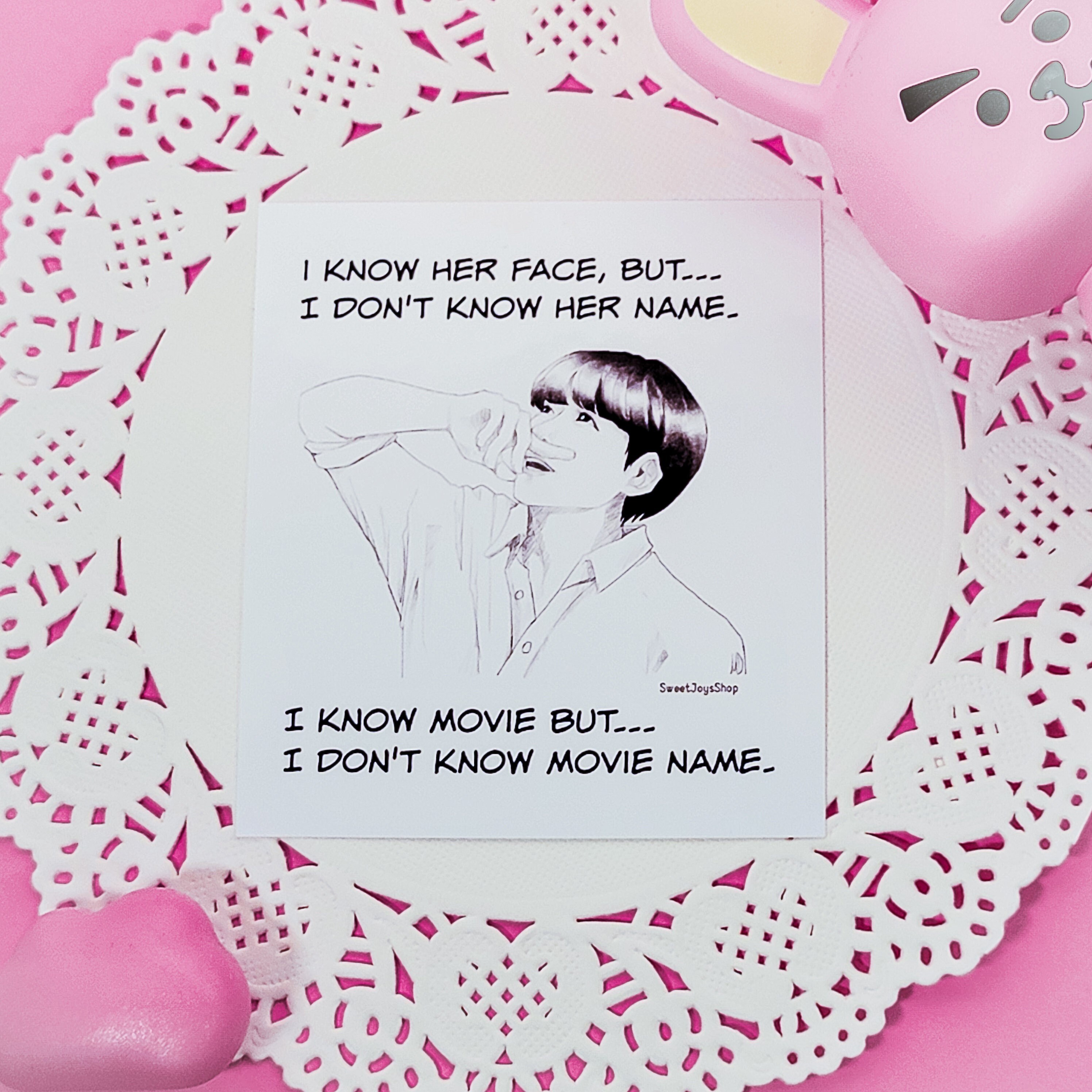 Jungkook Quote: I Know Her Face but I Dont Know Her Name. - Etsy Jungkook Quote: I Know Her Face but I Dont Know Her Name. - Etsy