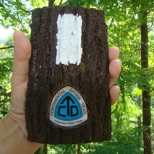 Continental Divide 6 &quot; Trail Plaque,  with Inlay For Trail Emblem