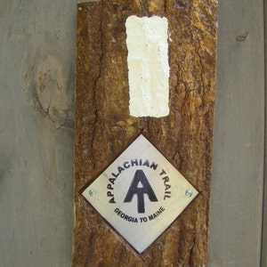 Appalachian Trail Plaque Georgia to Maine  11&quot; plaque