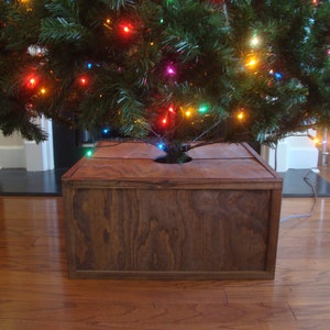 Christmas Tree Collar, Wooden Christmas Tree Collar, Christmas Tree Skirt