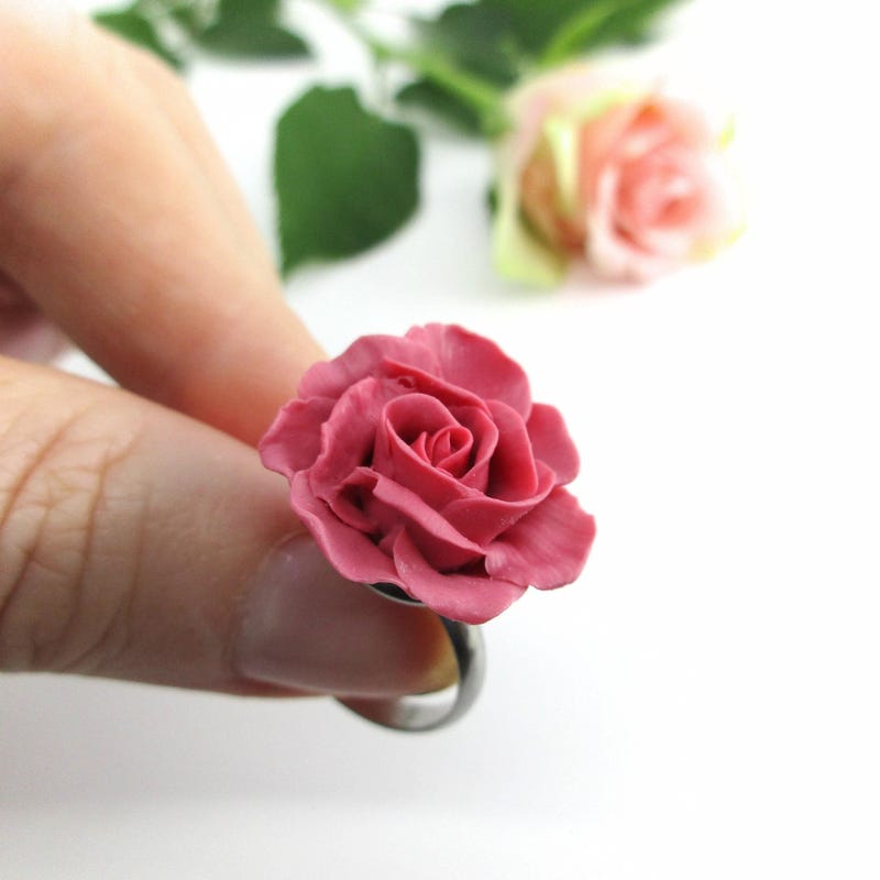 Rose Rings - Etsy