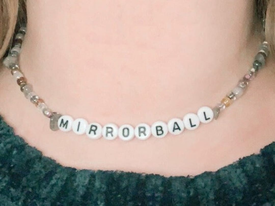 Mirrorball Inspired Necklace Taylor Swift Folklore Etsy