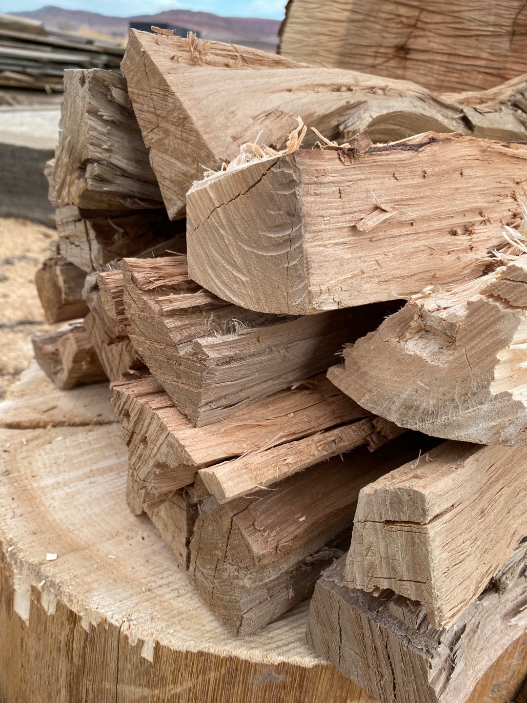 Pecan Smoking Wood Seasoned, Dry and Ready to Burn Etsy