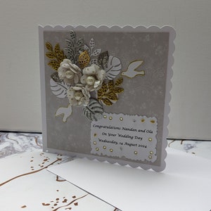 handgemachte Hochzeitskarten, personalisierte Karte, Verlobungskarte, Jubiläumskarte Boxkarte,